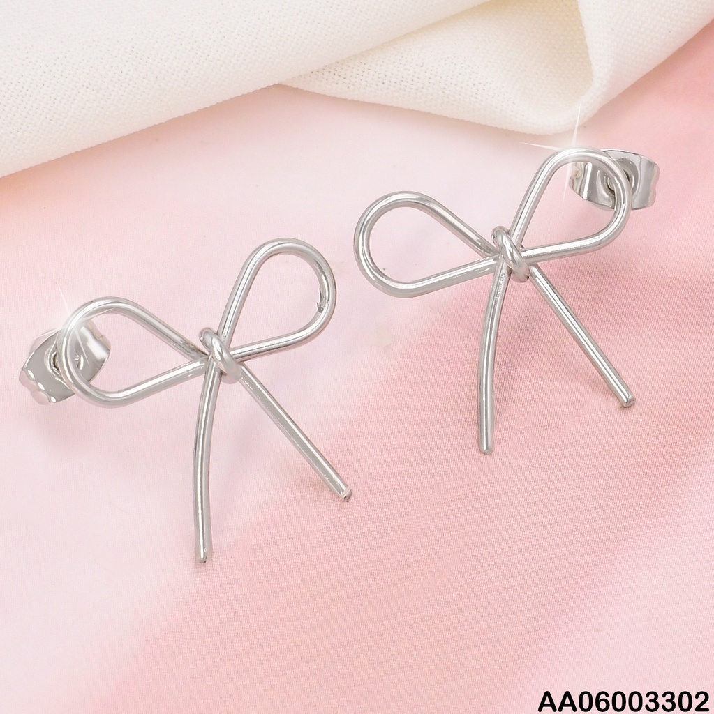 ARETES PLAT CROQUI LAZO KE114935