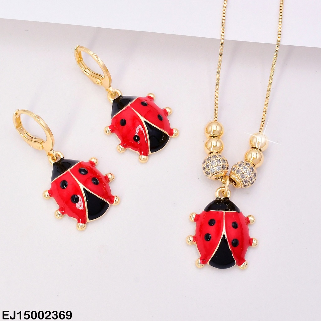 JUEGO MARIQUITA/ESFERAS/ ARETES HUGGIES SE892-9