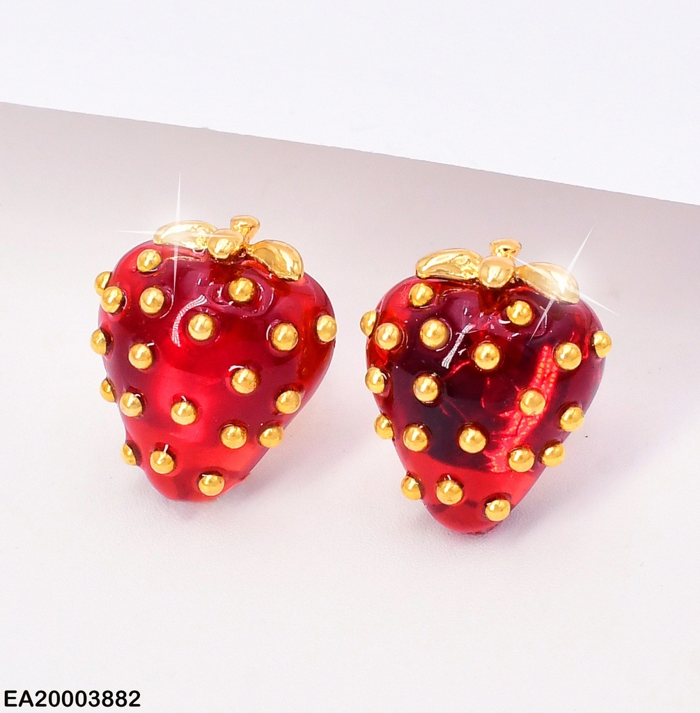 ARETES FRESA PELOTITAS DOR EE3869-9