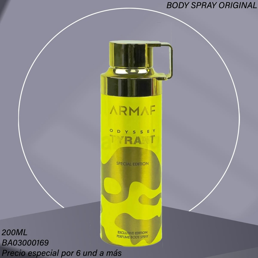 BODY SPRAY ARMAF ODYSSEY TYRANT MEN 200ML