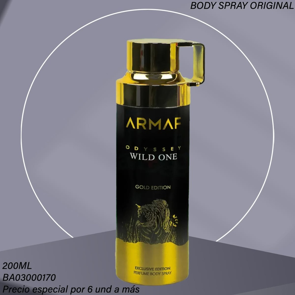 BODY SPRAY ARMAF ODYSSEY WILD ONE MEN 200ML