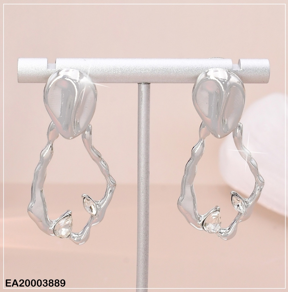 ARETE PLAT CROQUI HOJA IRREGULAR COLGANTE /ZIRC EE2133-301
