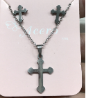 JUEGO PLAT.PLACA CRUZ LISA EC. SA699-143