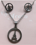 JUEGO PLAT. TORRE EIFFEL EN CIRCULO SA617-143 EC.