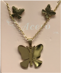 JUEGO PLACA MARIPOSA LISA SA726-143 EC.