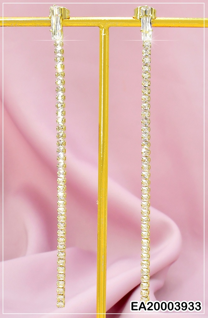 ARETES PLAT.8 ROMBOS ZIRCONIAS VERTICAL EE1749-296