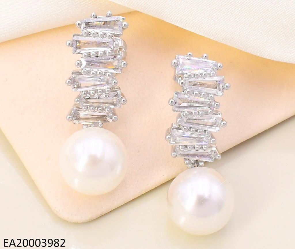 ARETES PLAT ZIRC. RECTANGULAR HORIZ./PERLA EE1947-268/EE5083-268