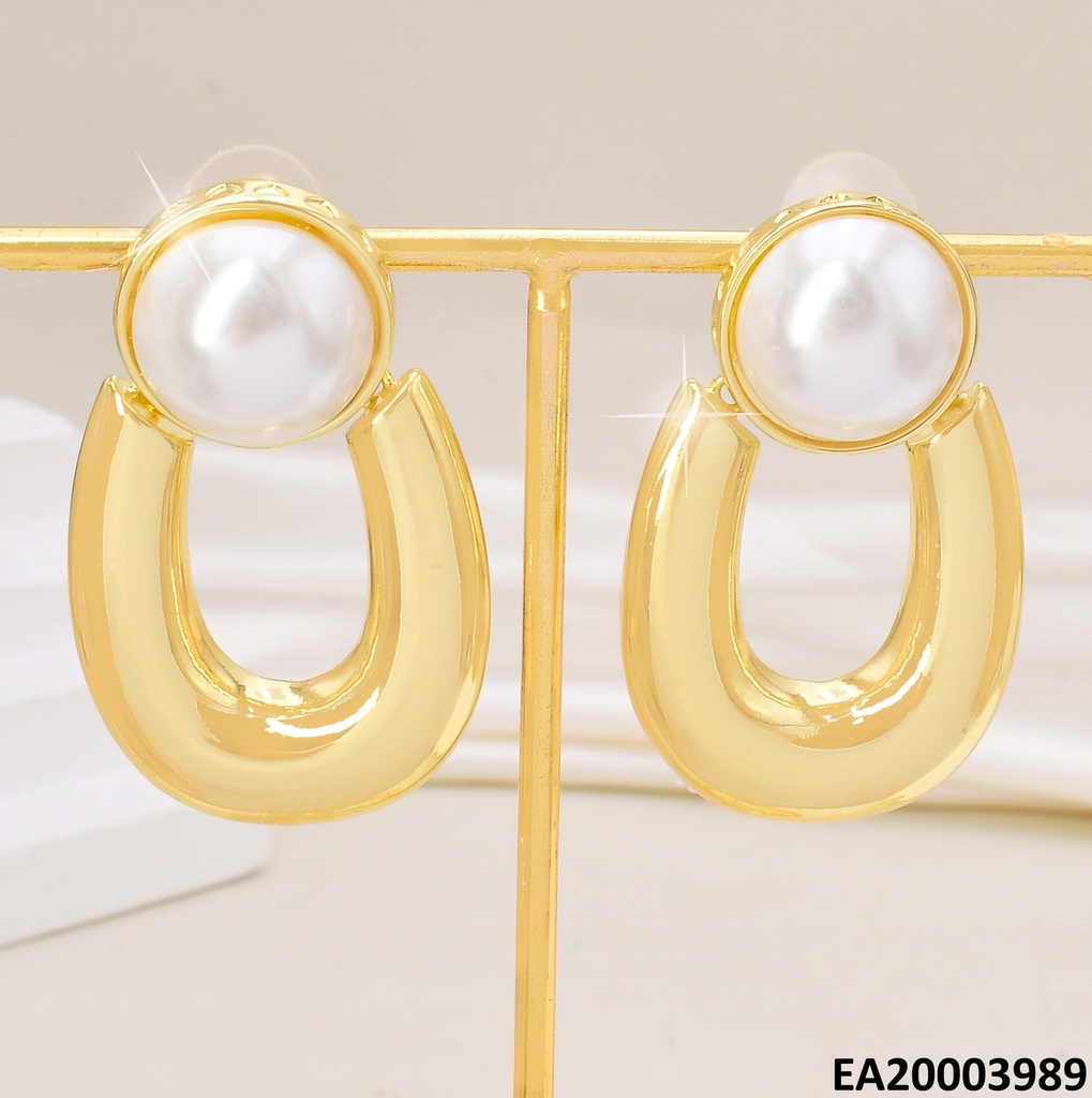 ARETES MEDIA PERLA C/"U" EE1961-268