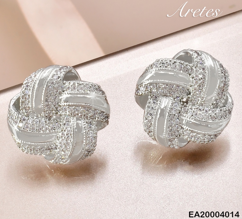 ARETES PLAT NUDO ZIRC EE2048-3