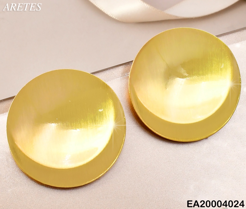 ARETES DOR DOBLE CIRCULO EE2090-301
