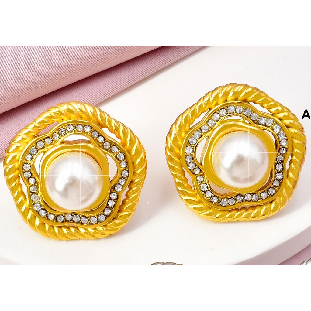 ARETES RD TORN/ZIRC/DOR CENTRO PERLA VD084334-113