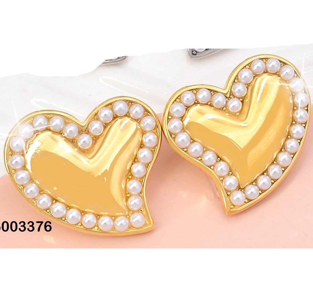 ARETES CORAZON C/PERLITAS BORDE VD0854349-113