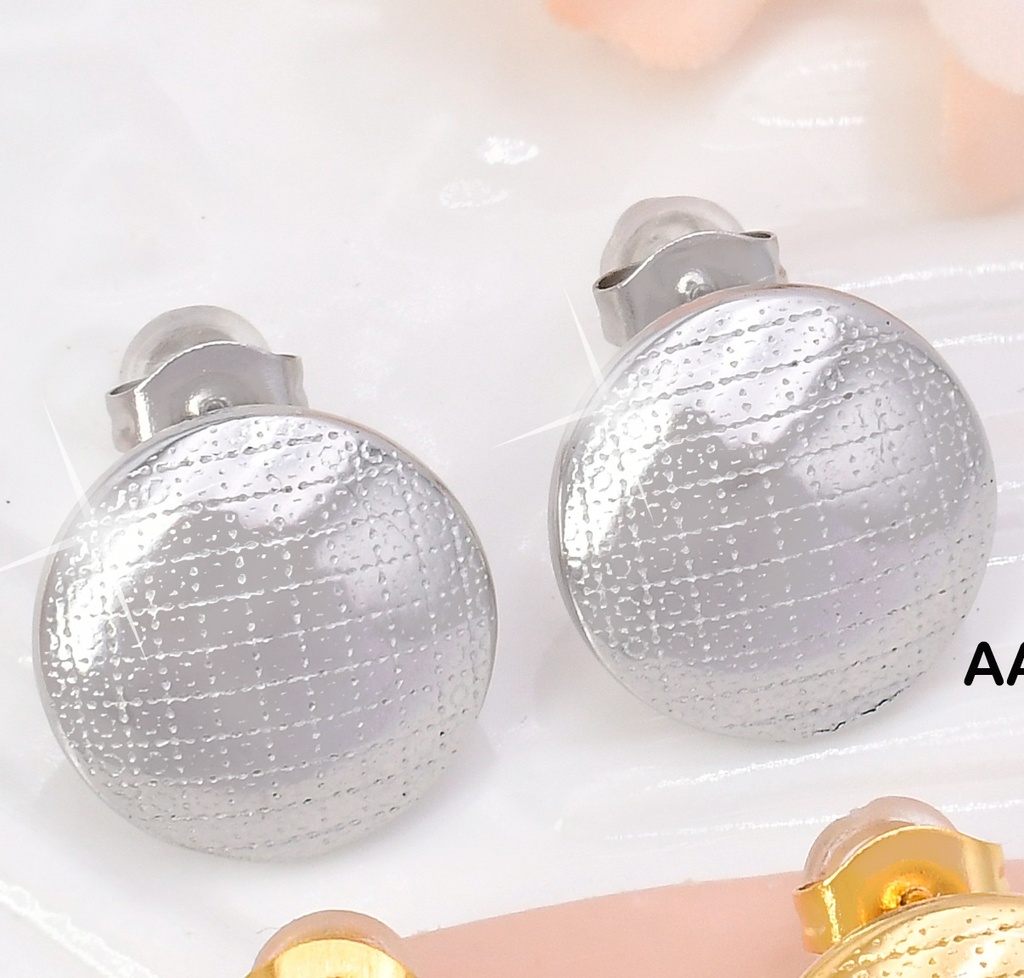 ARETES PLAT. RD.ROMBOS GRABADOS VD085035-113