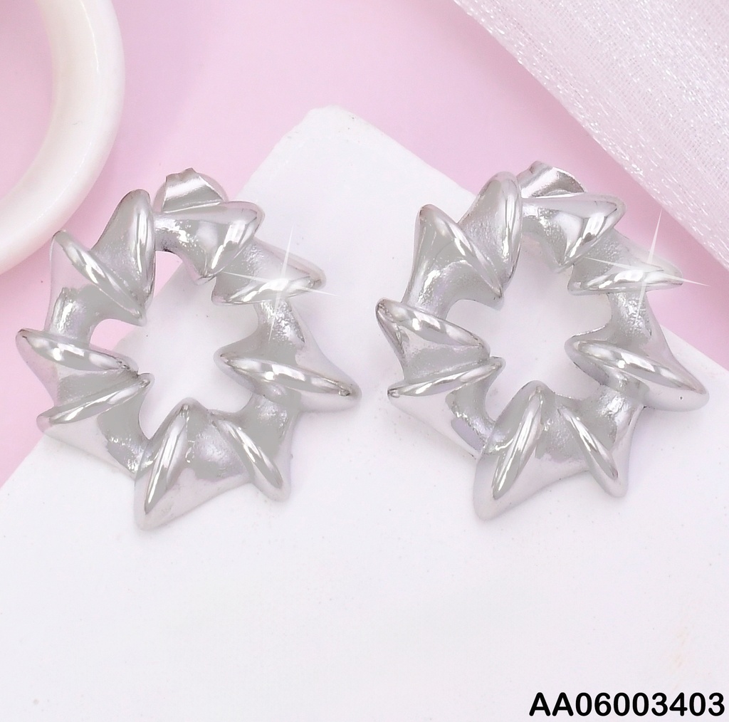 ARETES PLAT ESTILO GUIRNALDA VD085050-113