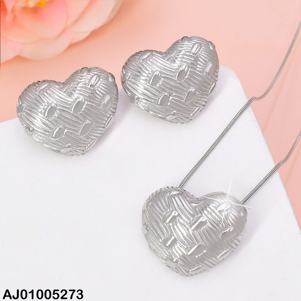 JUEGO PLAT CORAZON INFLADO GRAB.          SA845-1