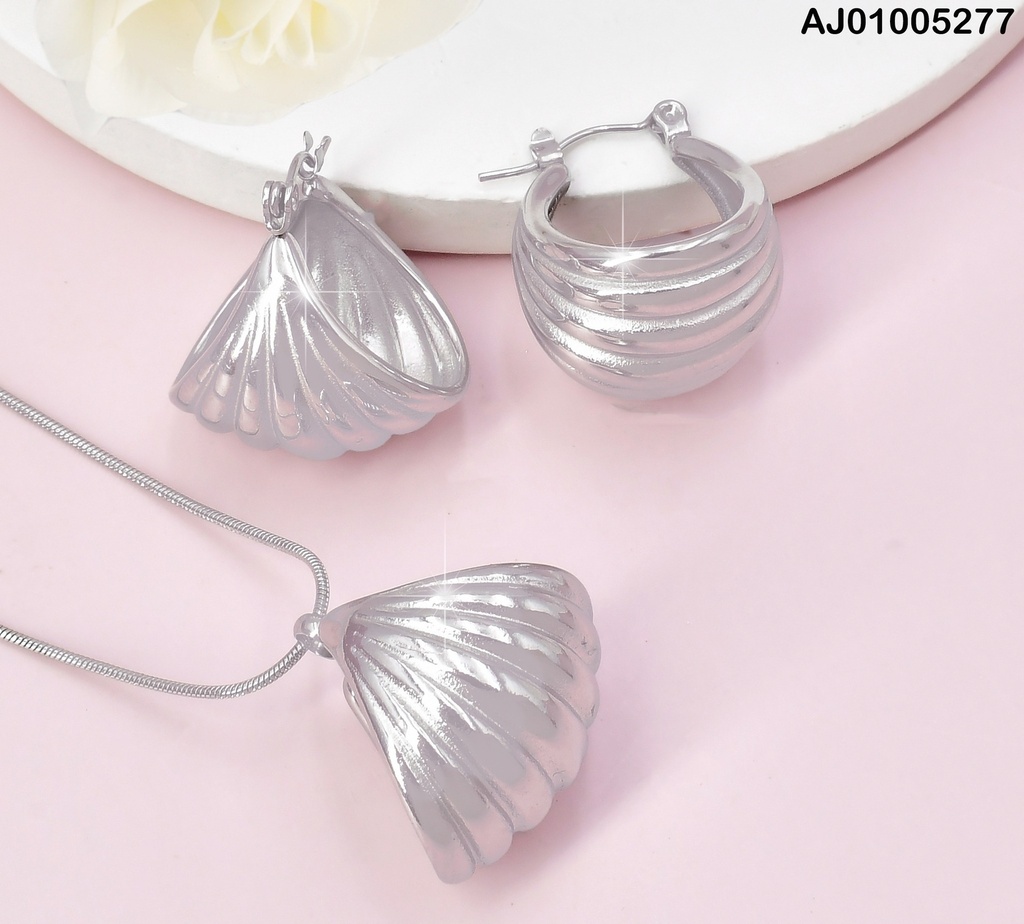 JUEGO PLAT. ANCHO CON CANALES C/ARGOLLAS SA849-1