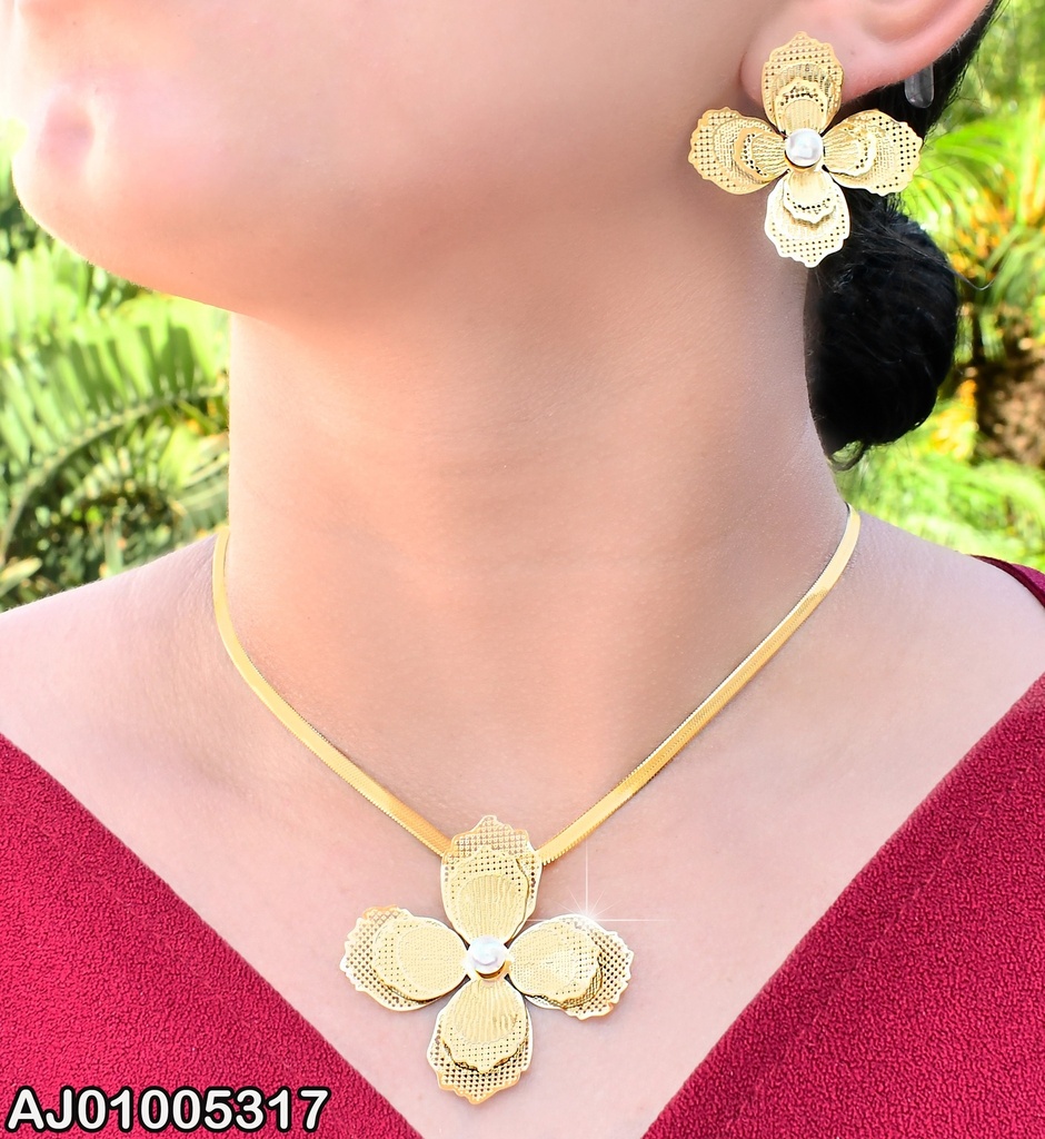 SET DOR FLOR CALADA / PERLA CENTRO SA912-45