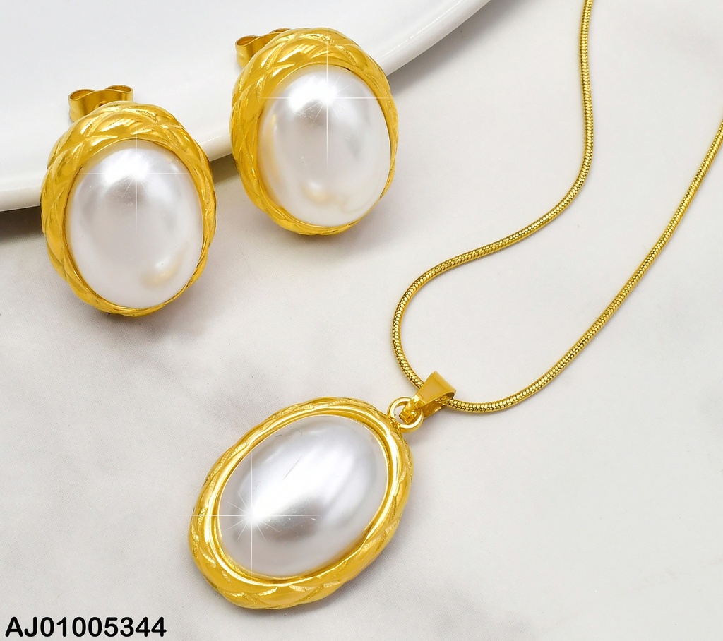 SET DOR PERLA OVALADA SA944-45
