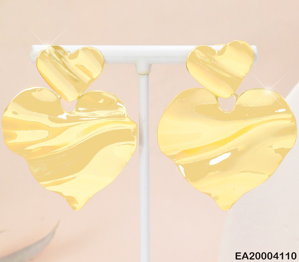 ARETES DOR DOBLE CORAZON PQ/GR EE2098-301