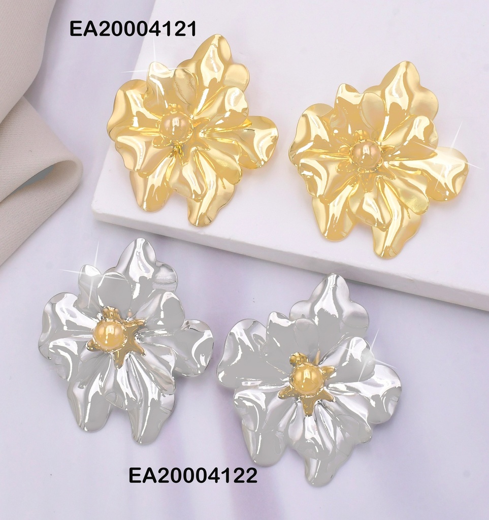 ARETES DOR FLOR EE2138-301