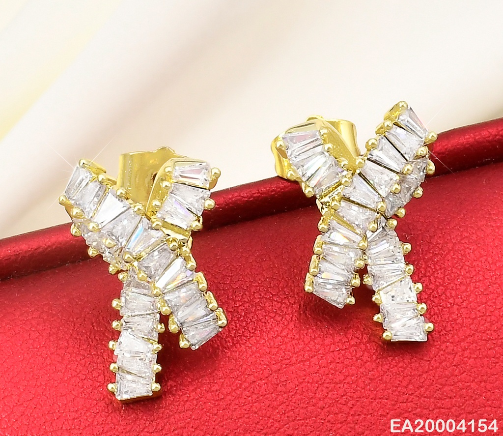 ARETES DOR LAZO ZIRC. HORIZONTAL EE2219-3