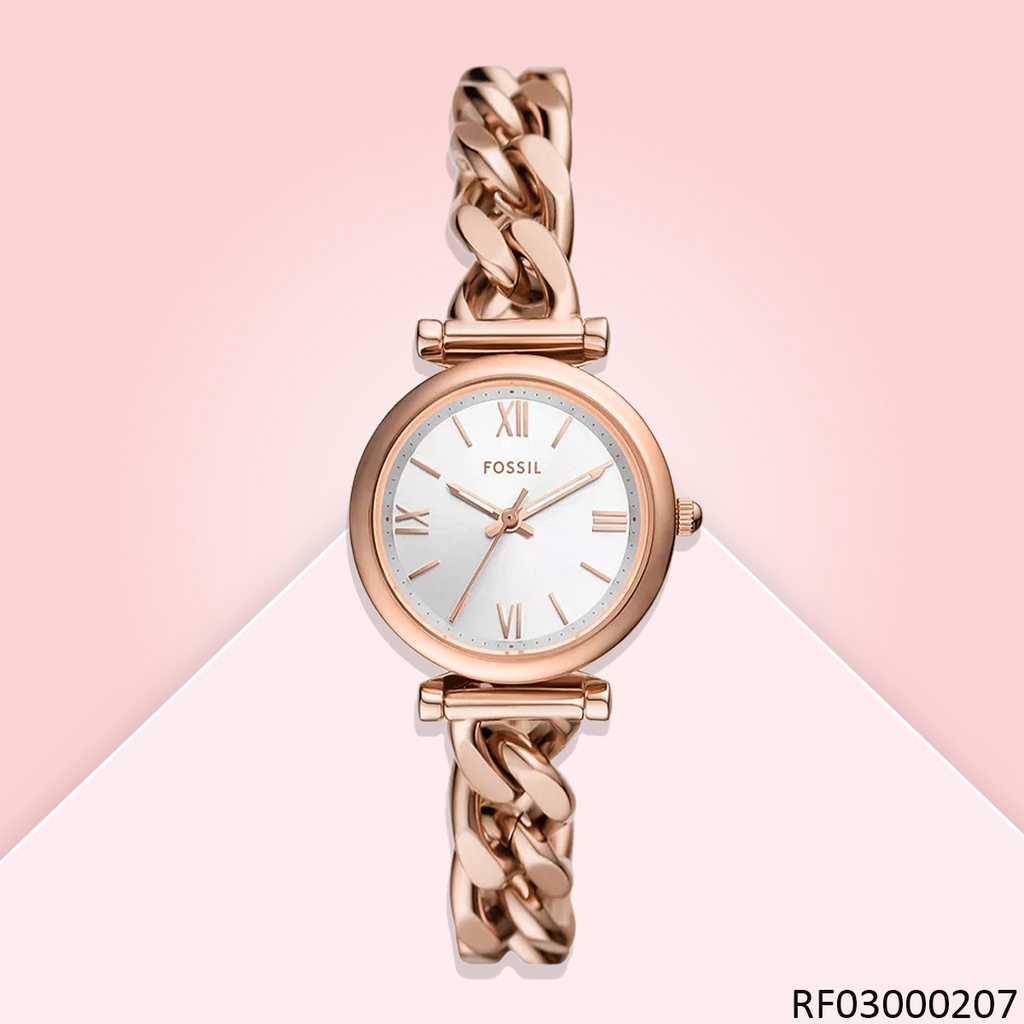 RELOJ FOSSIL DAMA FAJA MARTILLADA ROSE GOLD ES5330