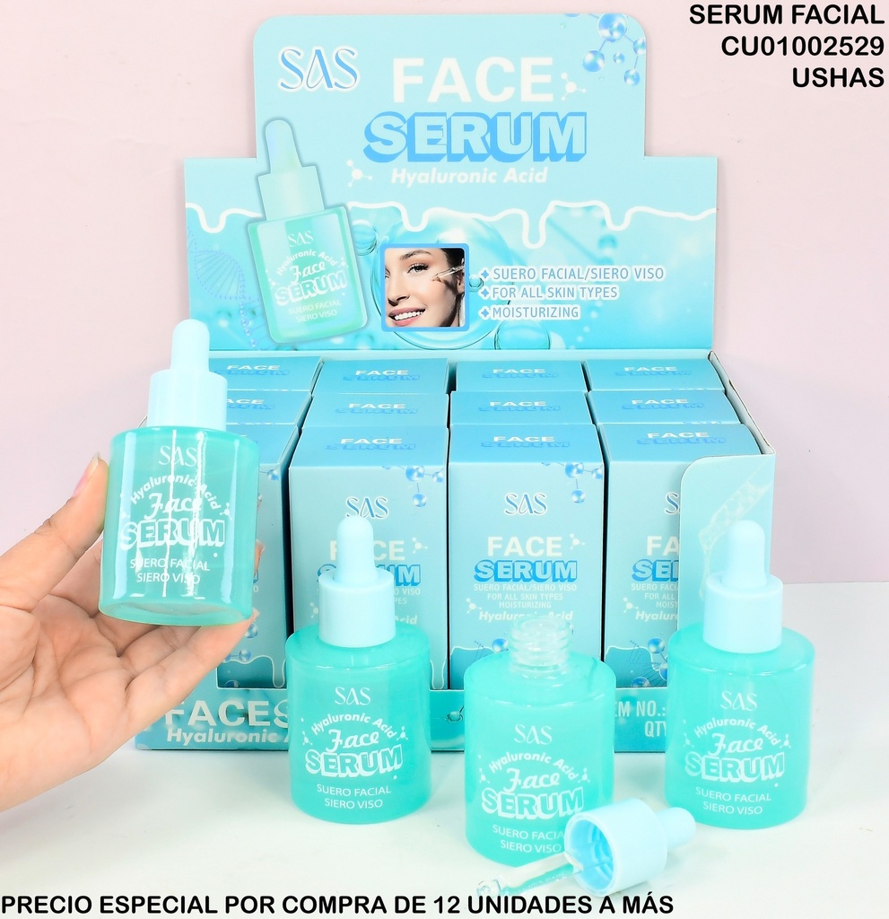 SERUM FACIAL HYALURONIC ACID (SAS) 30G SAH118