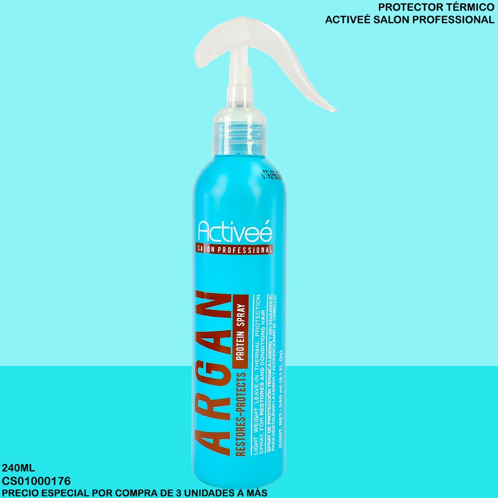 PROTEINA EN SPRAY ACTIVEE  ARGAN 240ML PS1223-003