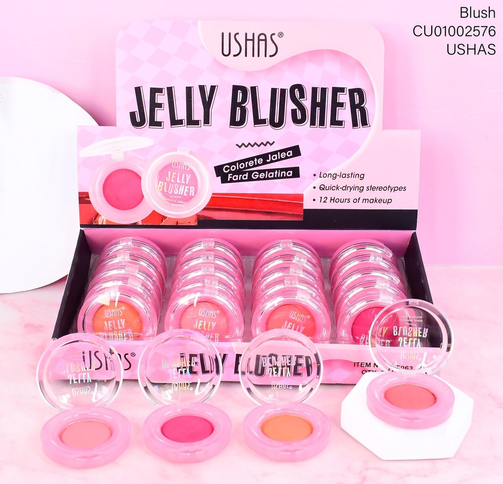 BLUSH JELLY BLUSHER USHAS UF063(A) SURTIDOS