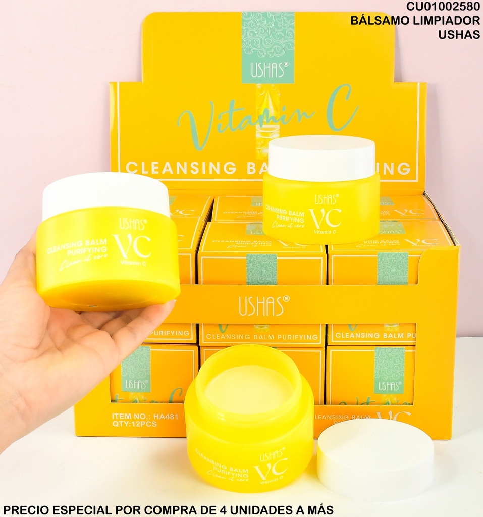 BALSAMO FACIAL LIMPIADOR/PURIFICADOR VITAMIN C USHAS HA481