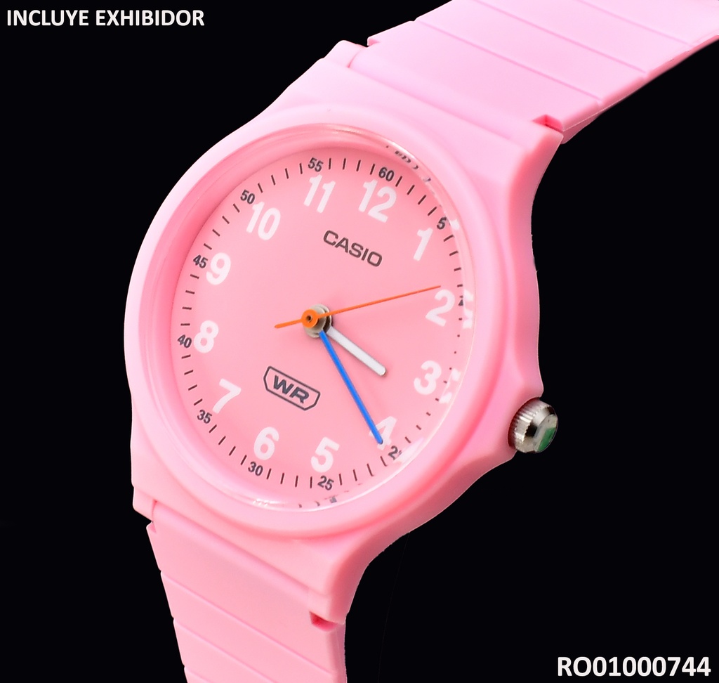RELOJ CASIO ROSADO LQ-24B-4B #1330
