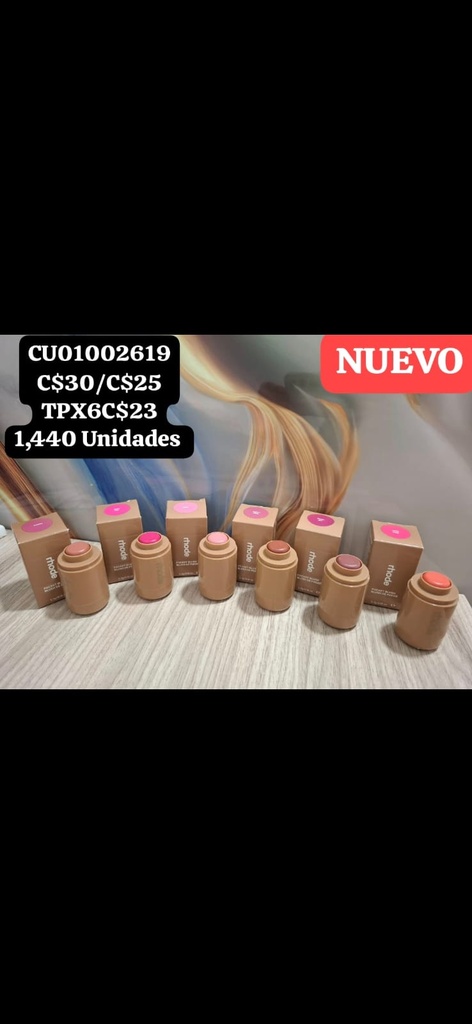 POCKET BLUSH RHODE TONOS SURTIDOS 3071