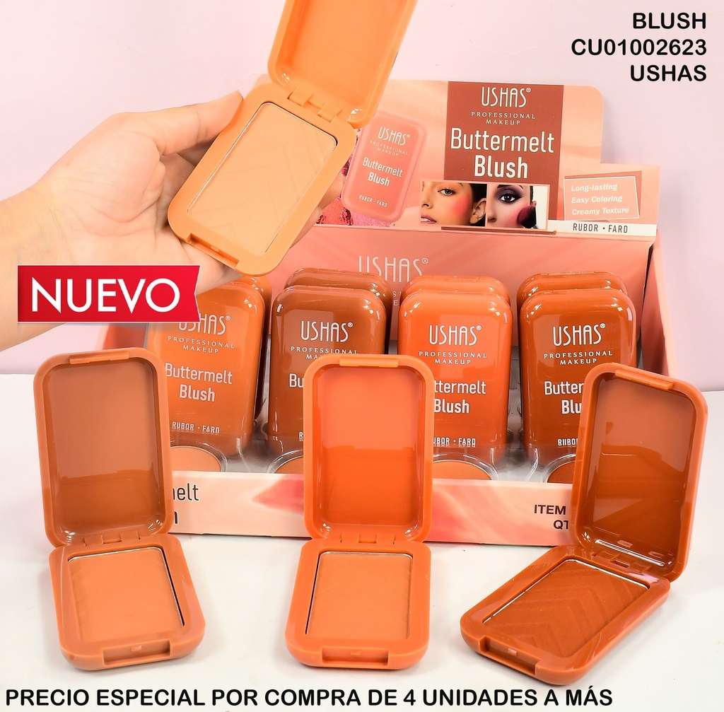 BLUSH BARRA BUTTERMELT USHAS TONOS SURT.UF067B