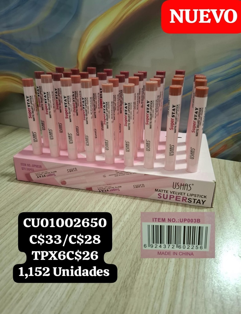 LAPIZ DELINEADOR LABIAL UP003B