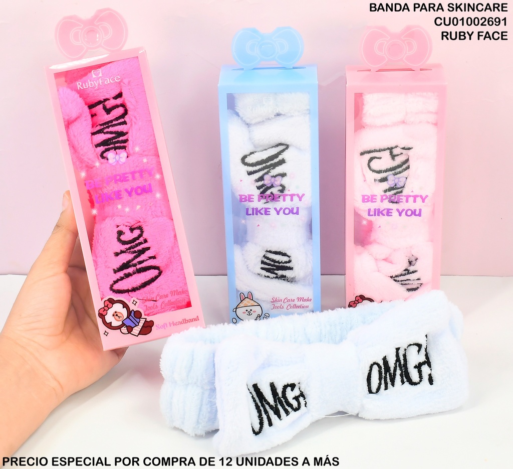 BANDANA P/CUIDADOS FACIALES BE PRETTY RUBY FACE FD+STMM