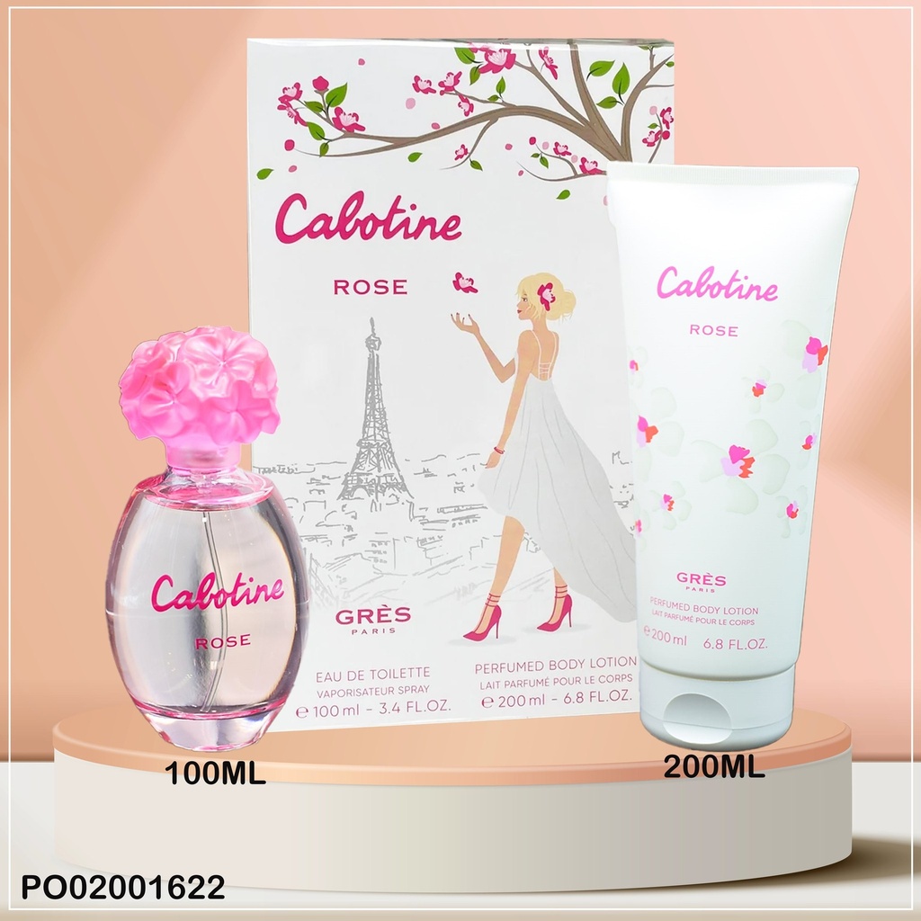 SET PERFUME CABOTINE ROSE GRES PARIS EDT