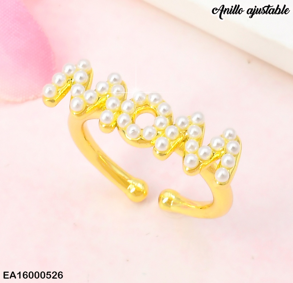 ANILLO "MOM" C/PERLITAS 006N723-827