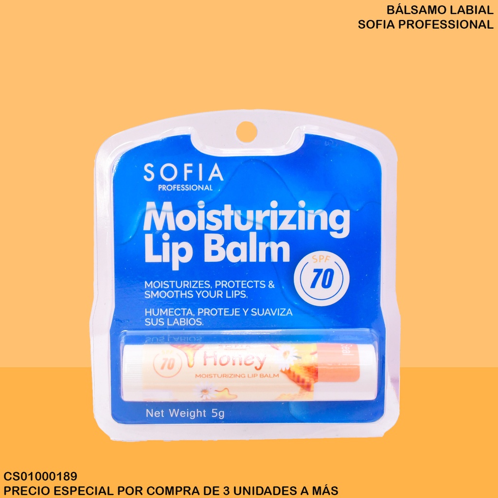 BALSAMO LABIAL SOFIA FRAGANCIAS SURTIDAS 5G S206A