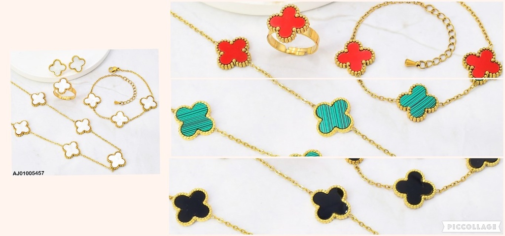SET VAN CLEEF COL.SURTIDOS C/PULSERA-ANILLO K3642-13