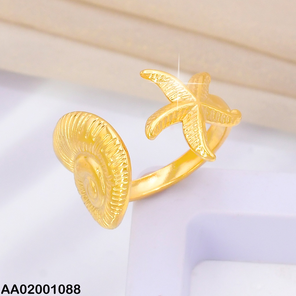 ANILLO DOR ESTRELLA DE MAR/CARACOL RA543-45