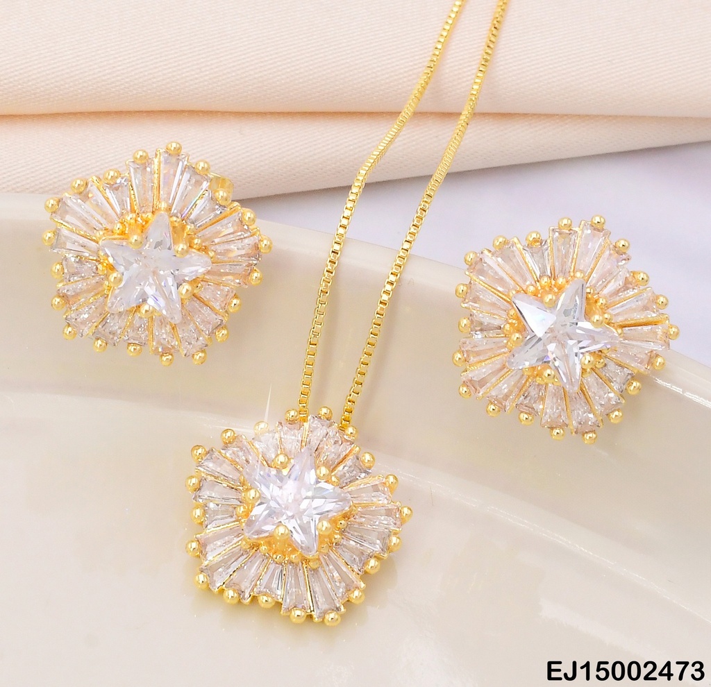 SET FLOR ZIRCONIAS RECTANGULO CENTRO🟡SE781-104