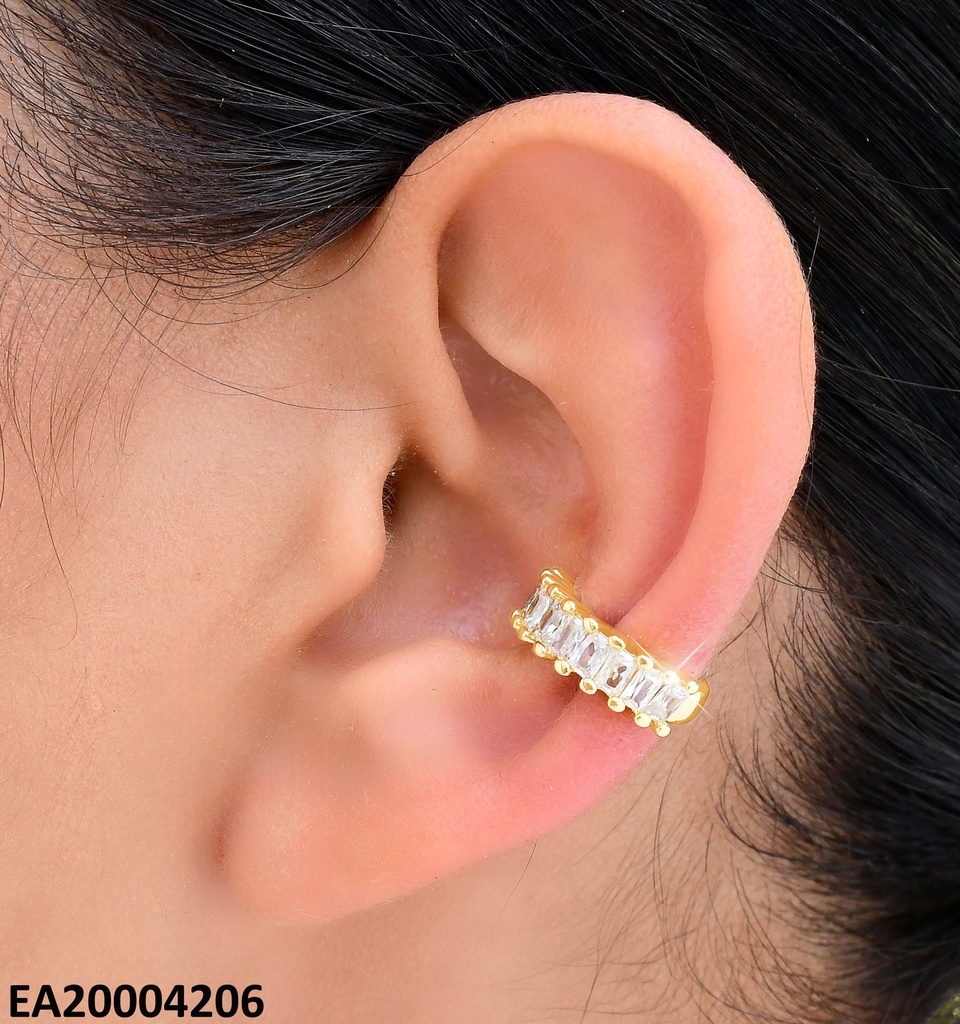 ARETES EAR CUFF LINEA ZIRC. RECT. EN HORIZONTAL EE2256-284