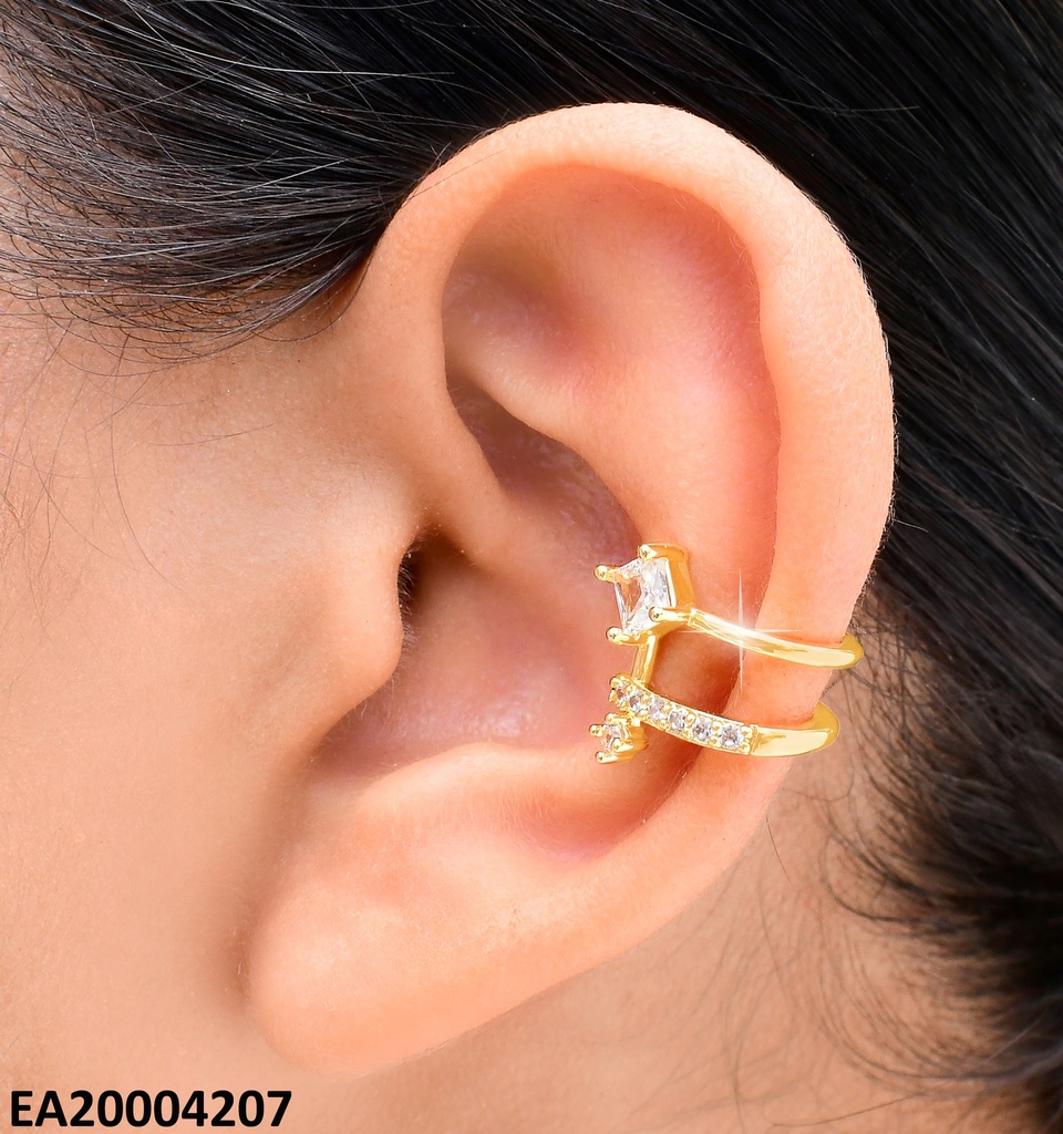 ARETES EAR CUFF 2 LINEAS/ZIRC-ROMBO EE2257-284