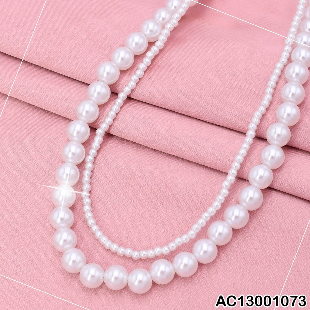 CADENA DOBLE PERLAS PEQ./MED. AC5016-J81