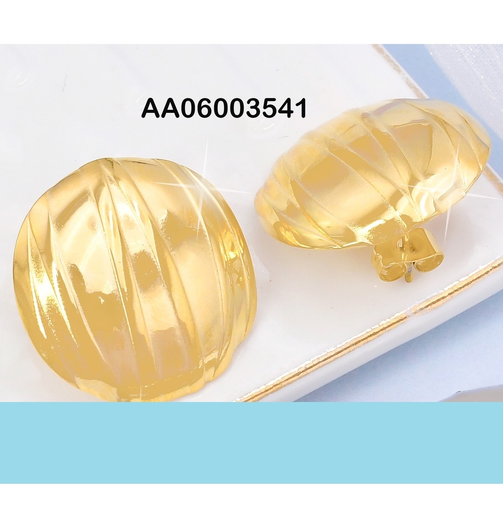 ARETES CIRCULO DORADO LINEAS VERTICALES VD084428-207