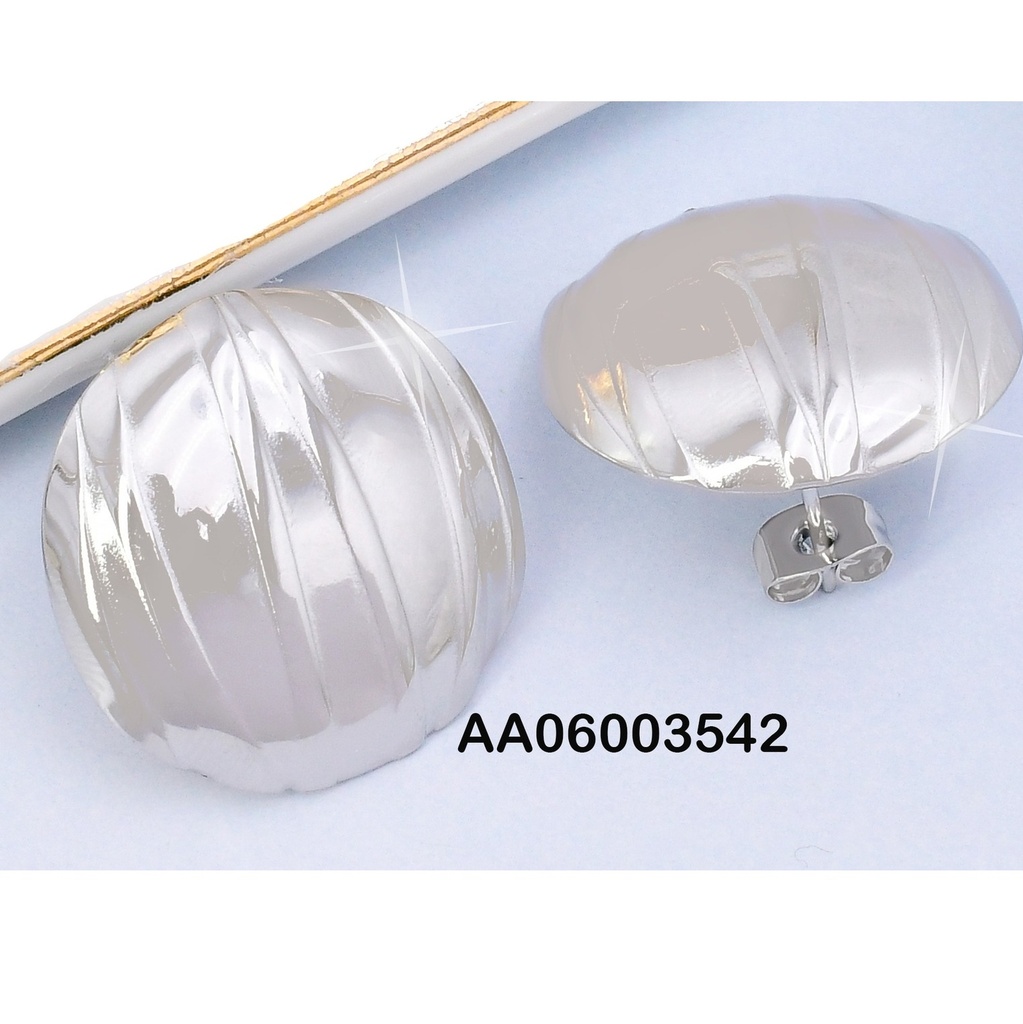 ARETES PLAT CIRCULO RAYAS DIAGONALES VD084433-207
