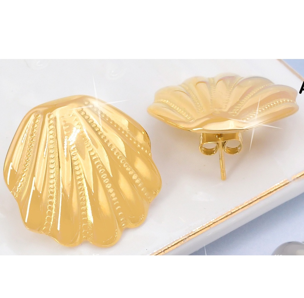 ARETES DOR OSTRA LINEAS PUNTEADAS VD085491-207