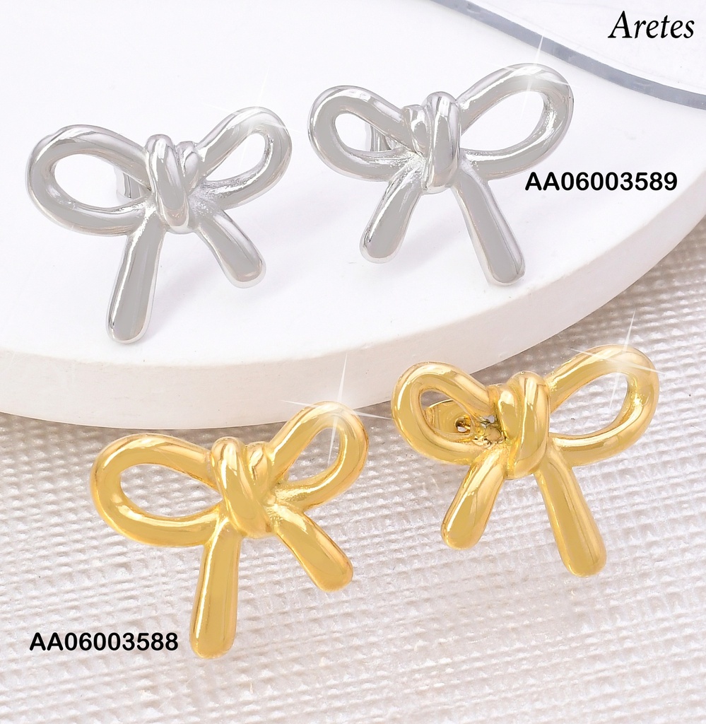 ARETES DOR CROQUI LAZO DISPAREJO VD085480-207