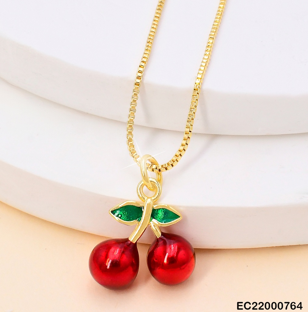 CADENA DOR CEREZAS BRILLANTES K1405-672