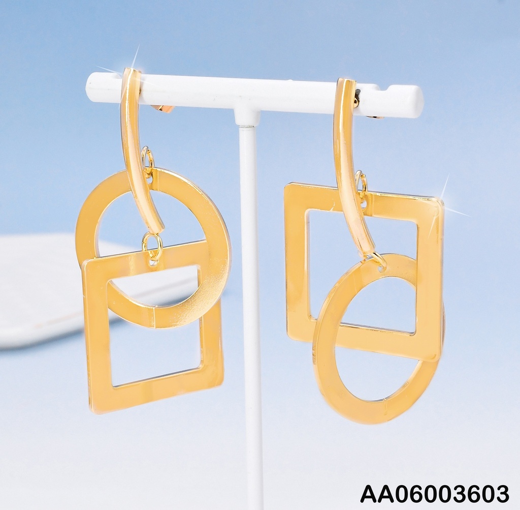 ARETES DOR LINEA /CROQUI CIRCULO/CUADRADO
